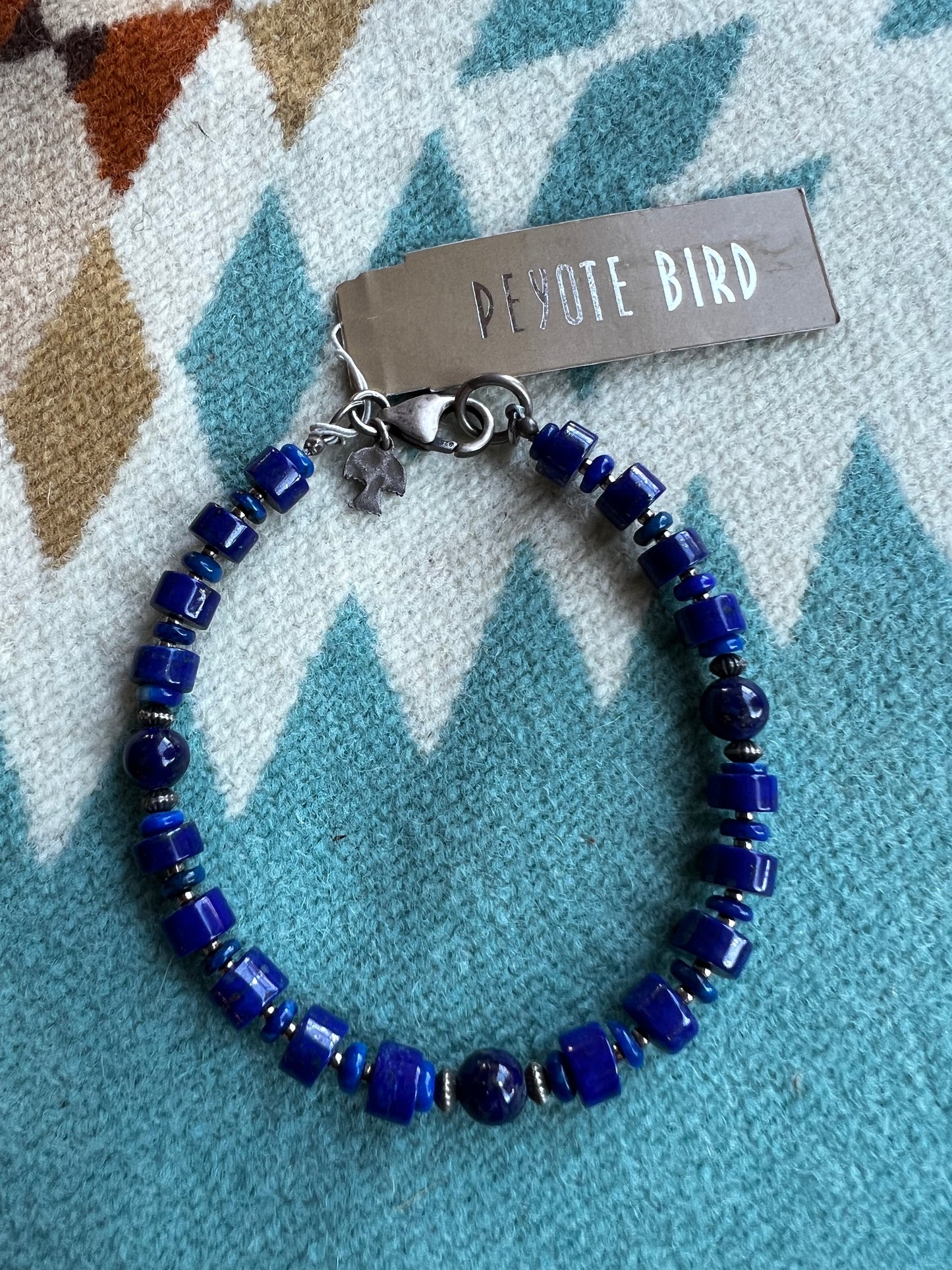 Lapis Bead Bracelet