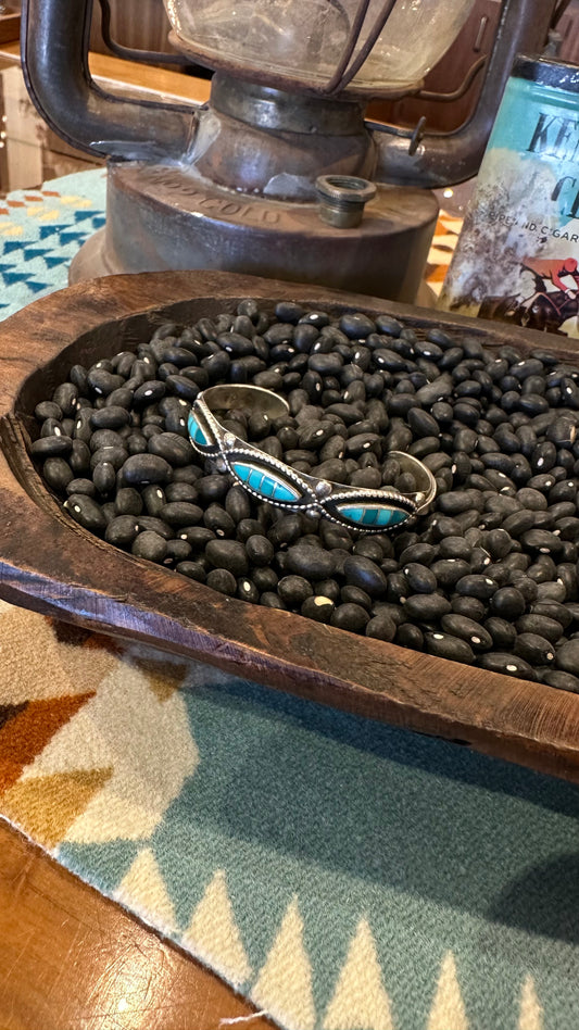 Turquoise Inlay Cuff