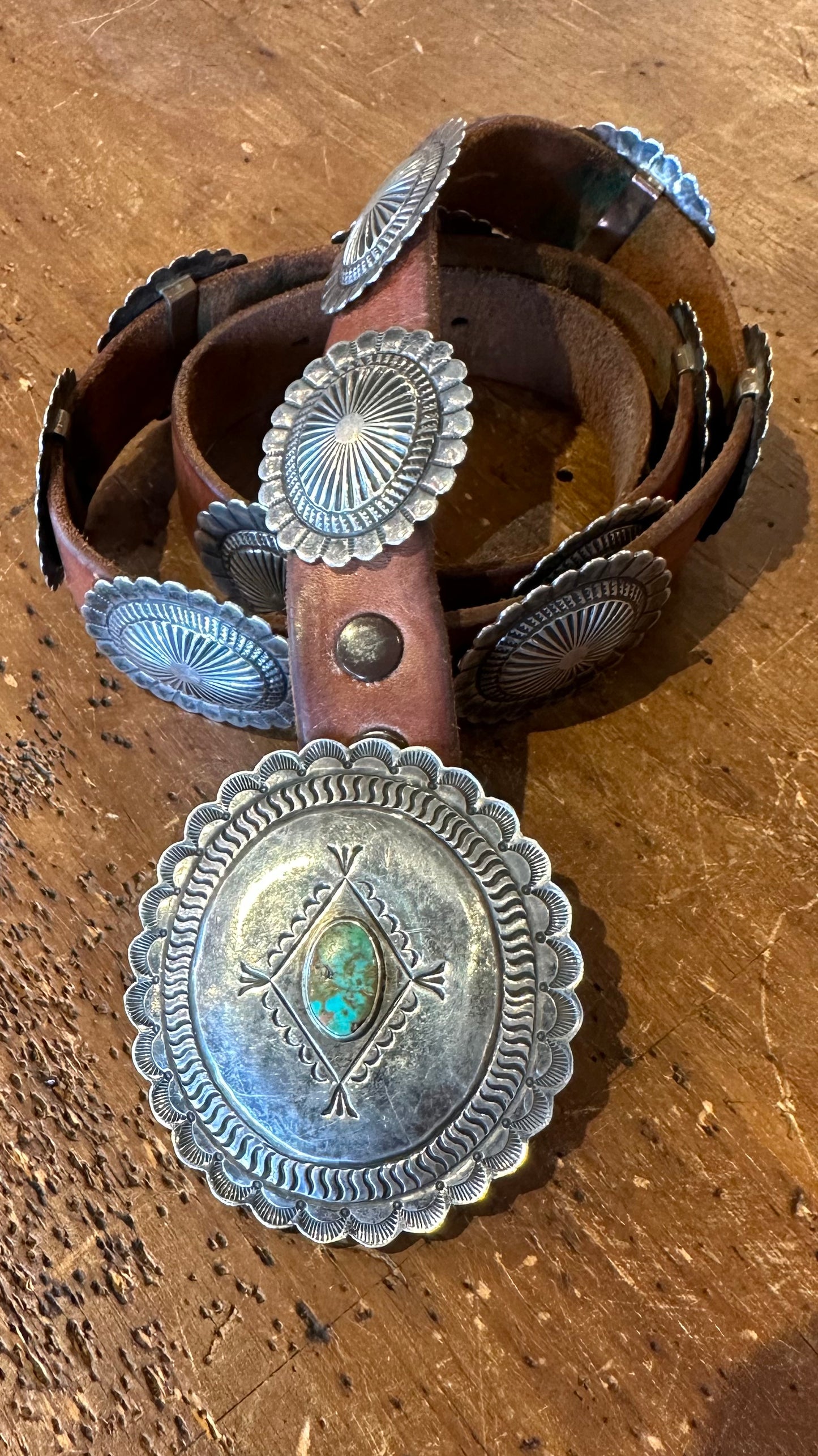 Vintage 12 Concho Belt