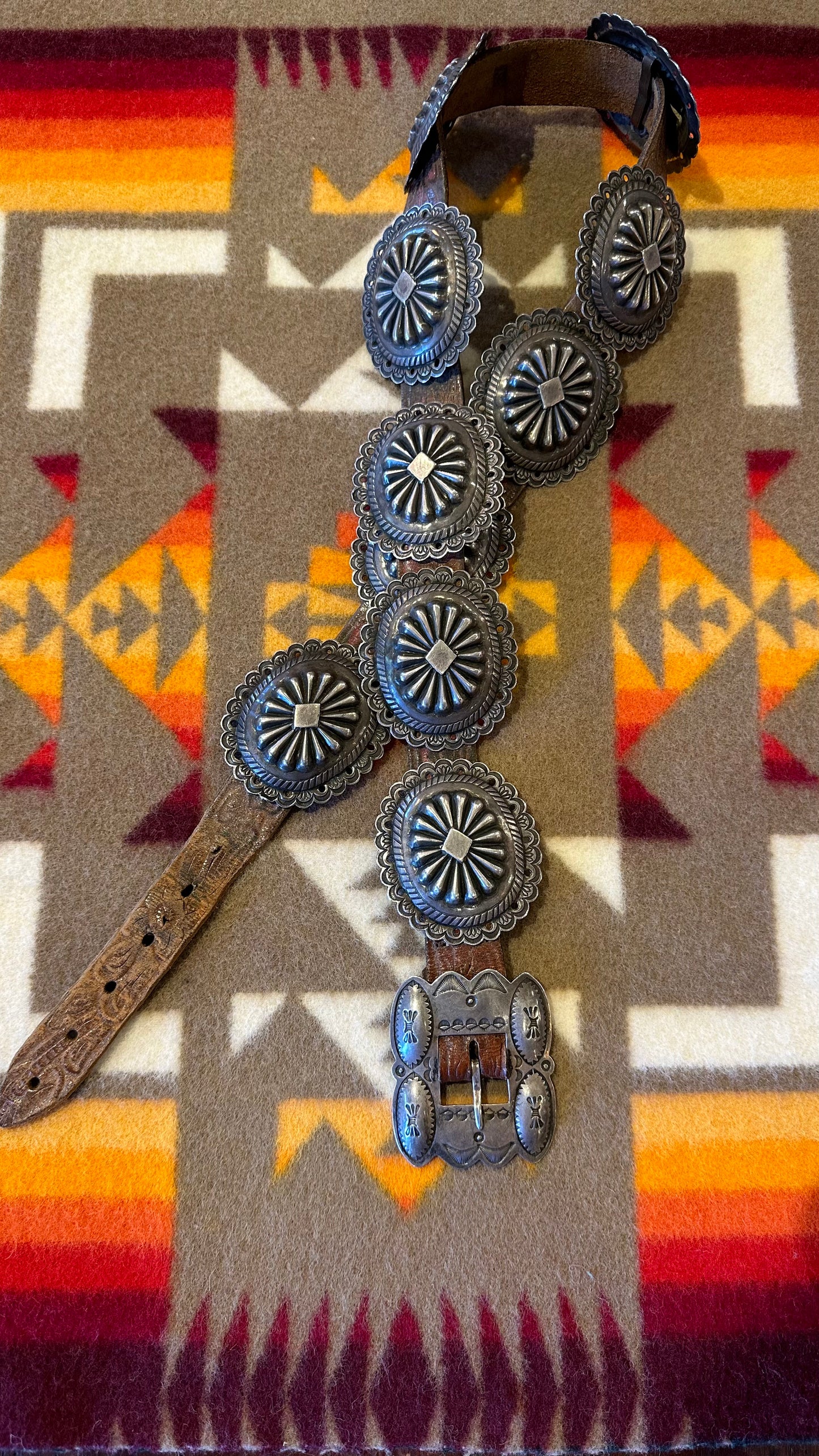 1940's Vintage Concho Belt