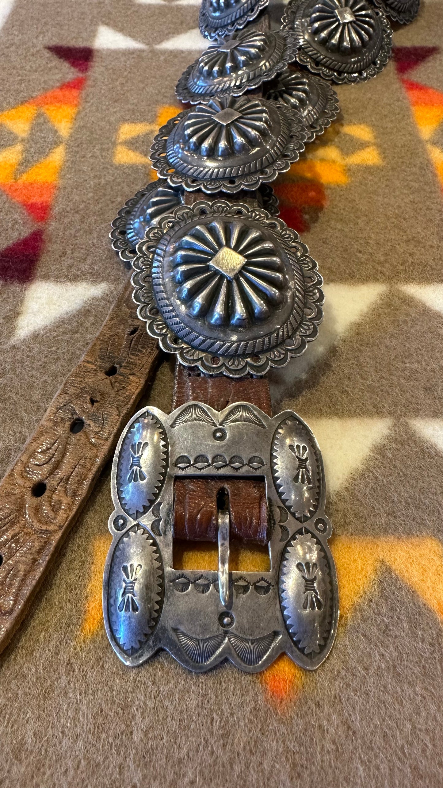 1940's Vintage Concho Belt