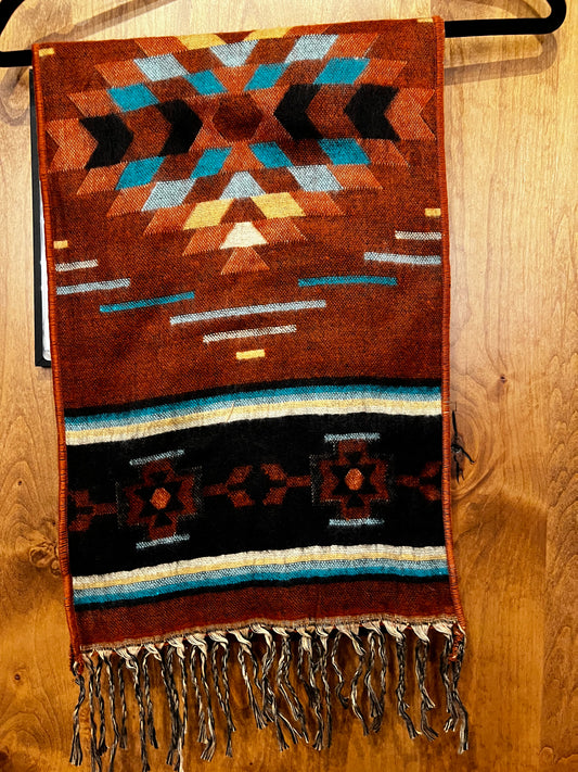 Scarf- Double Sided Southwest Design