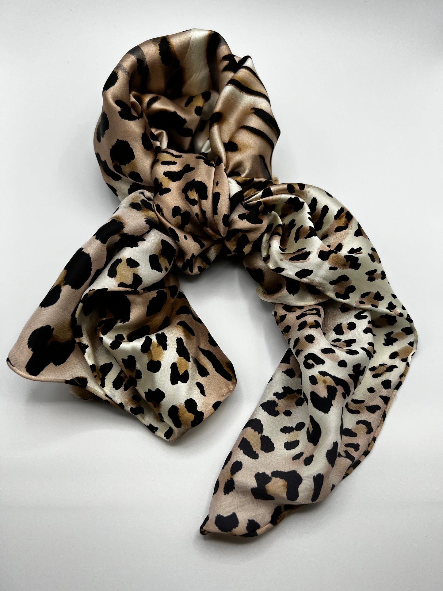 Silk Wild Rag - Leopard LG