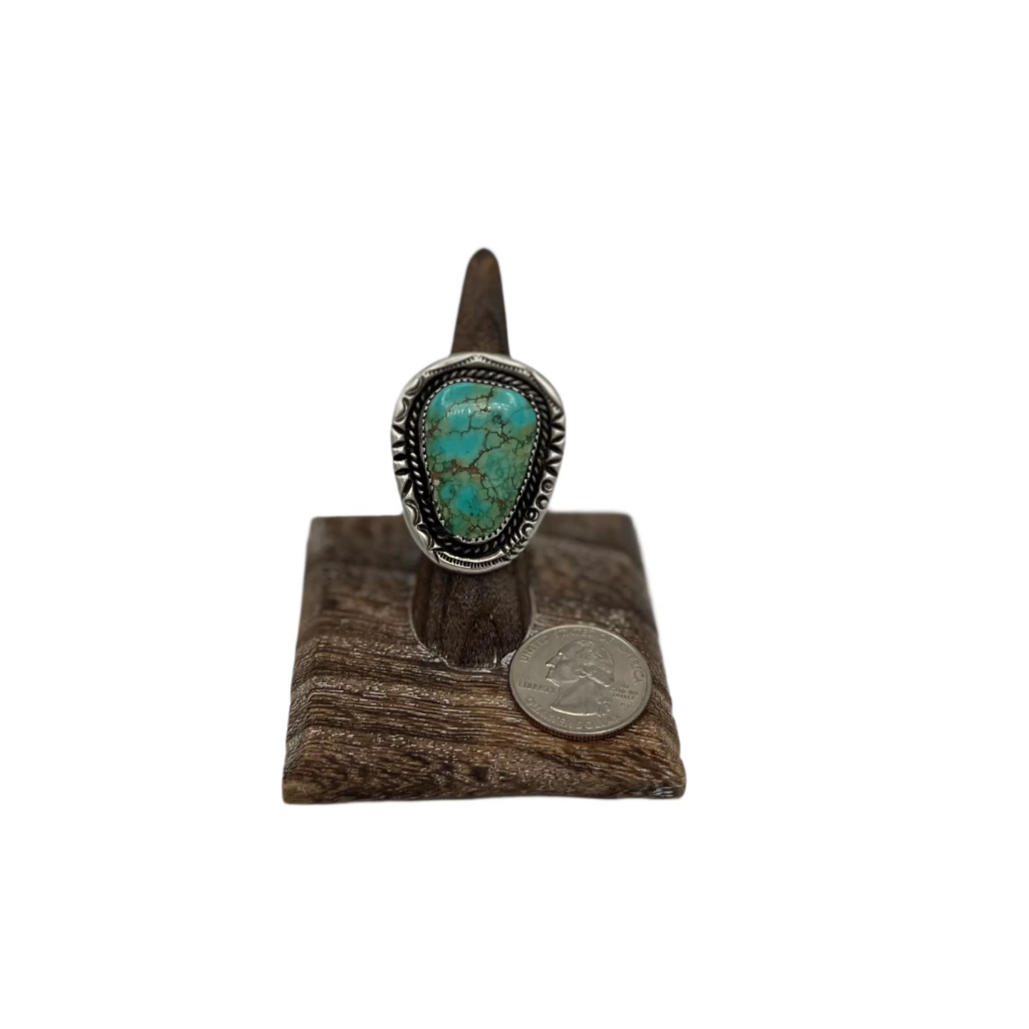 Large Vintage Turquoise Ring