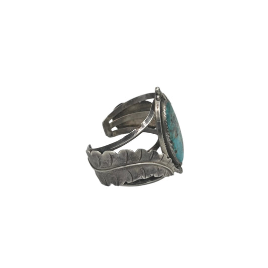 Large Navajo Vintage Turquoise Cuff