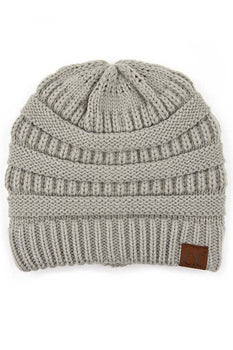 C.C  Solid Color Beanie