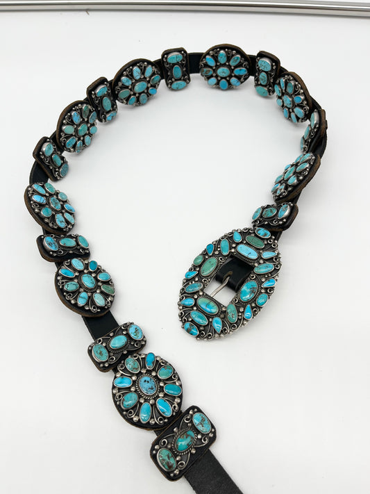 Belt- Turquoise Cluster Vintage