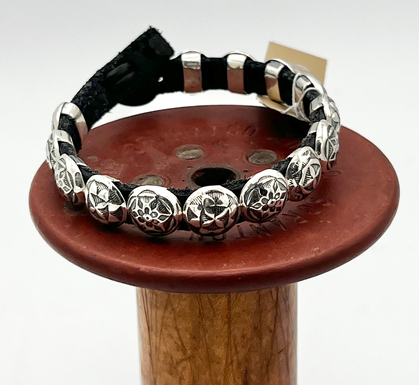 Bracelet- Rich Montano Sterling/Leather