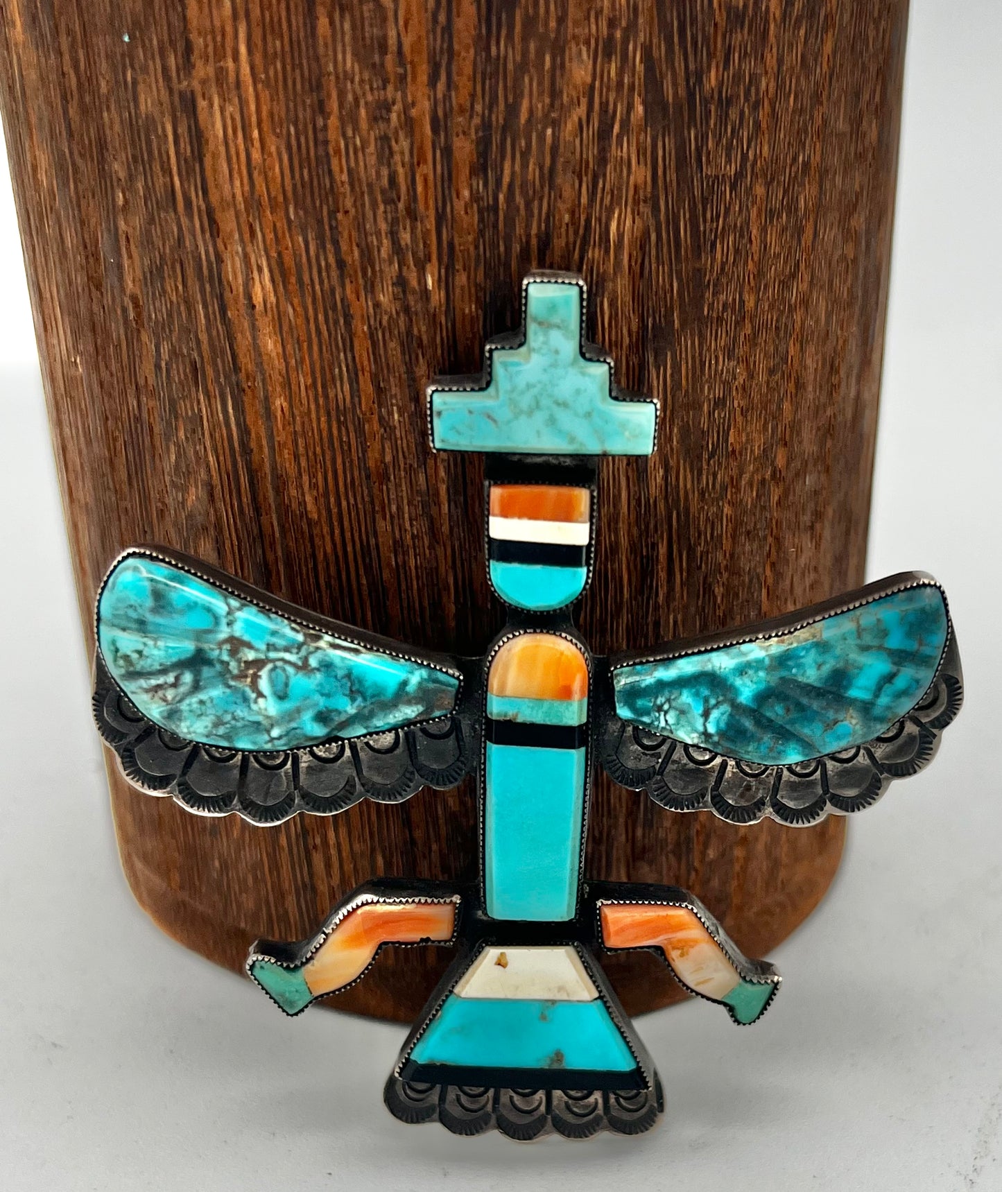 Pin- Vintage 1950's Zuni Kinfewing