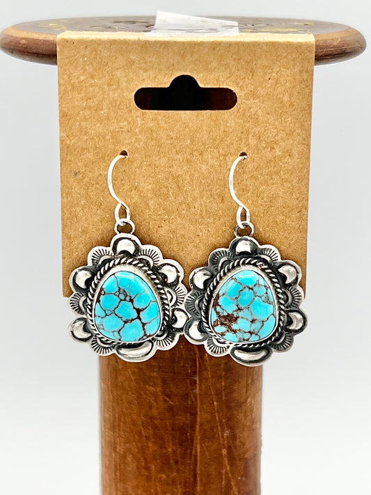 Earrings/Dangle- Zuni Sterling