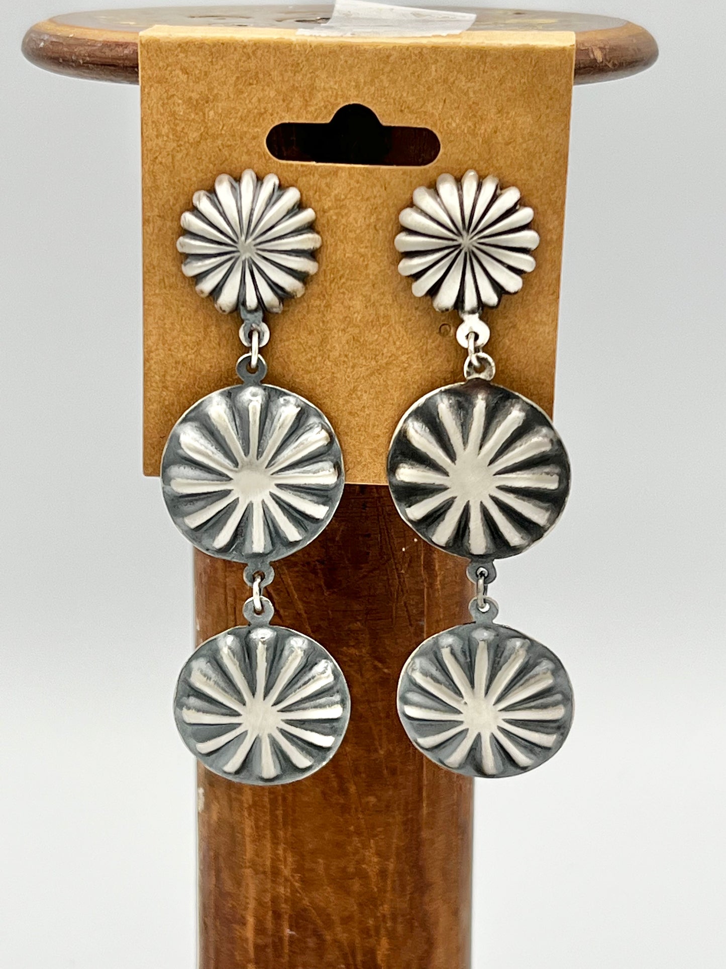 Concho Dangle Earrings