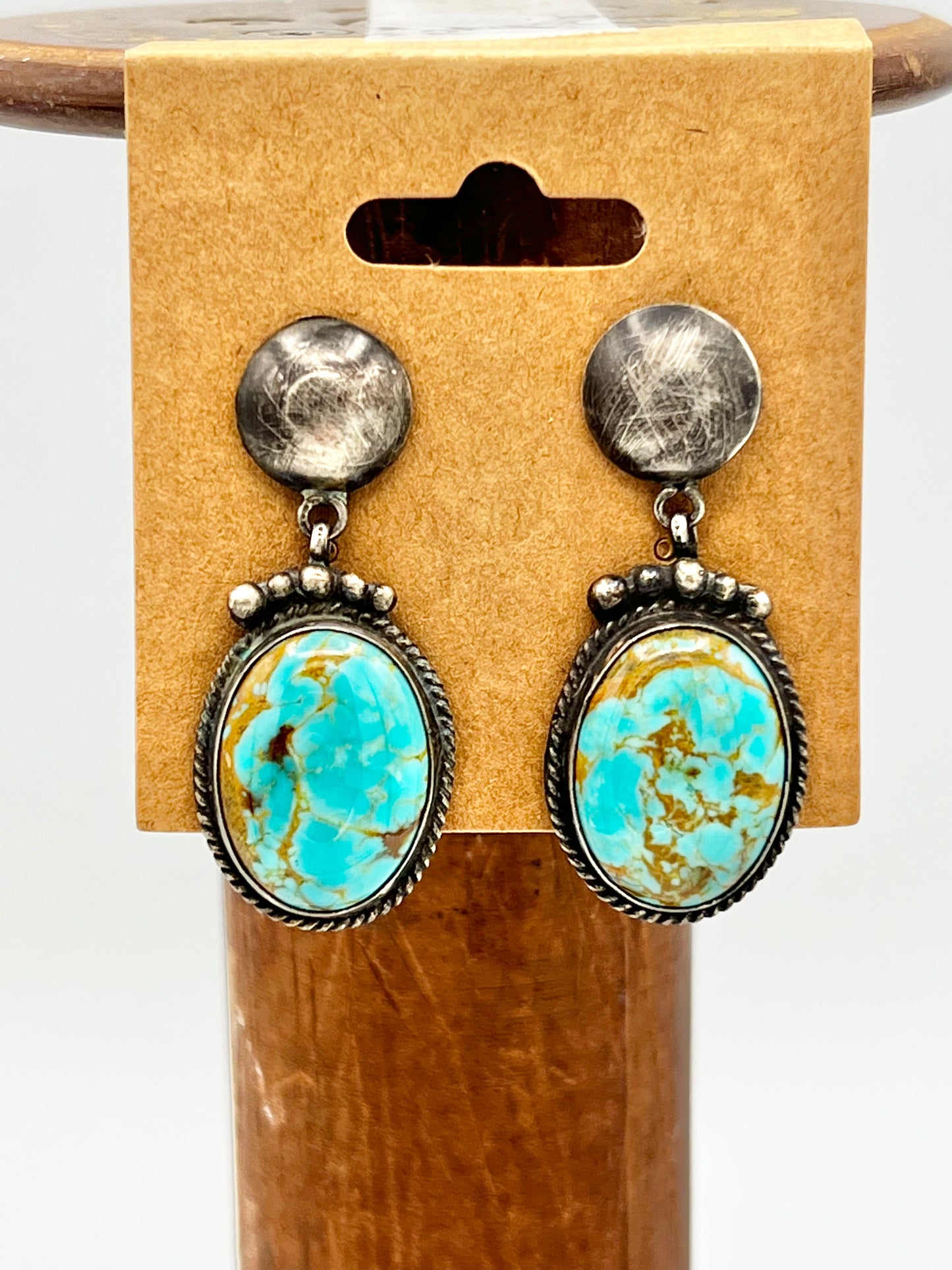 Vintage Turquoise Dangle Earrings