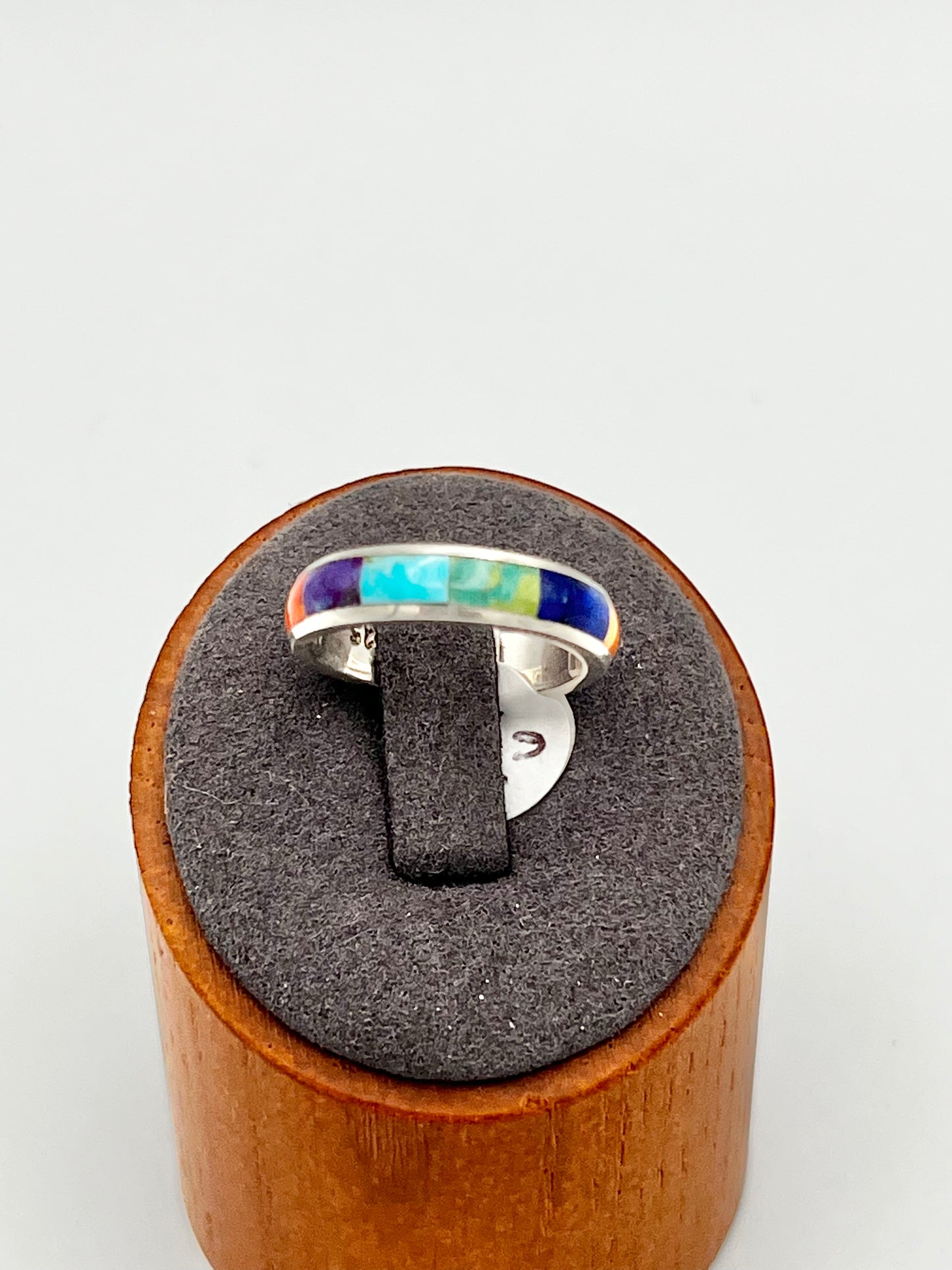 Ring- Multi Stone Inlay size 6 1/2