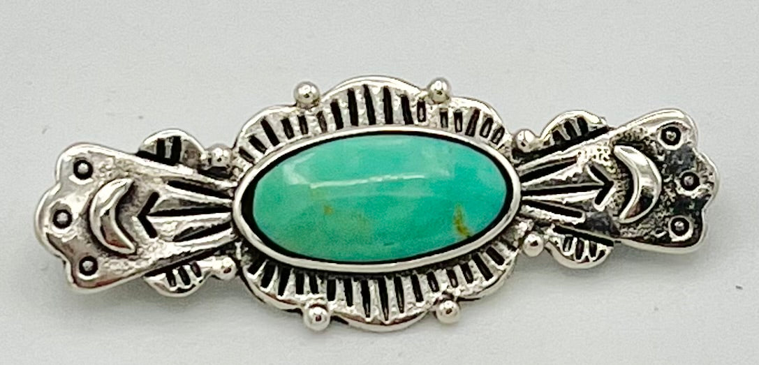 Hat Pin- Assorted Turquoise & Sterling Silver