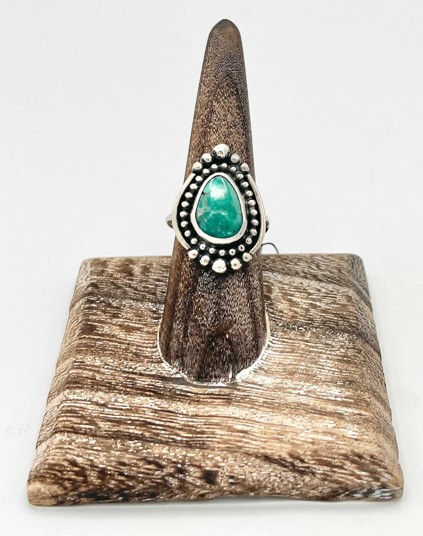 Ring- American Turquoise Polar Beading