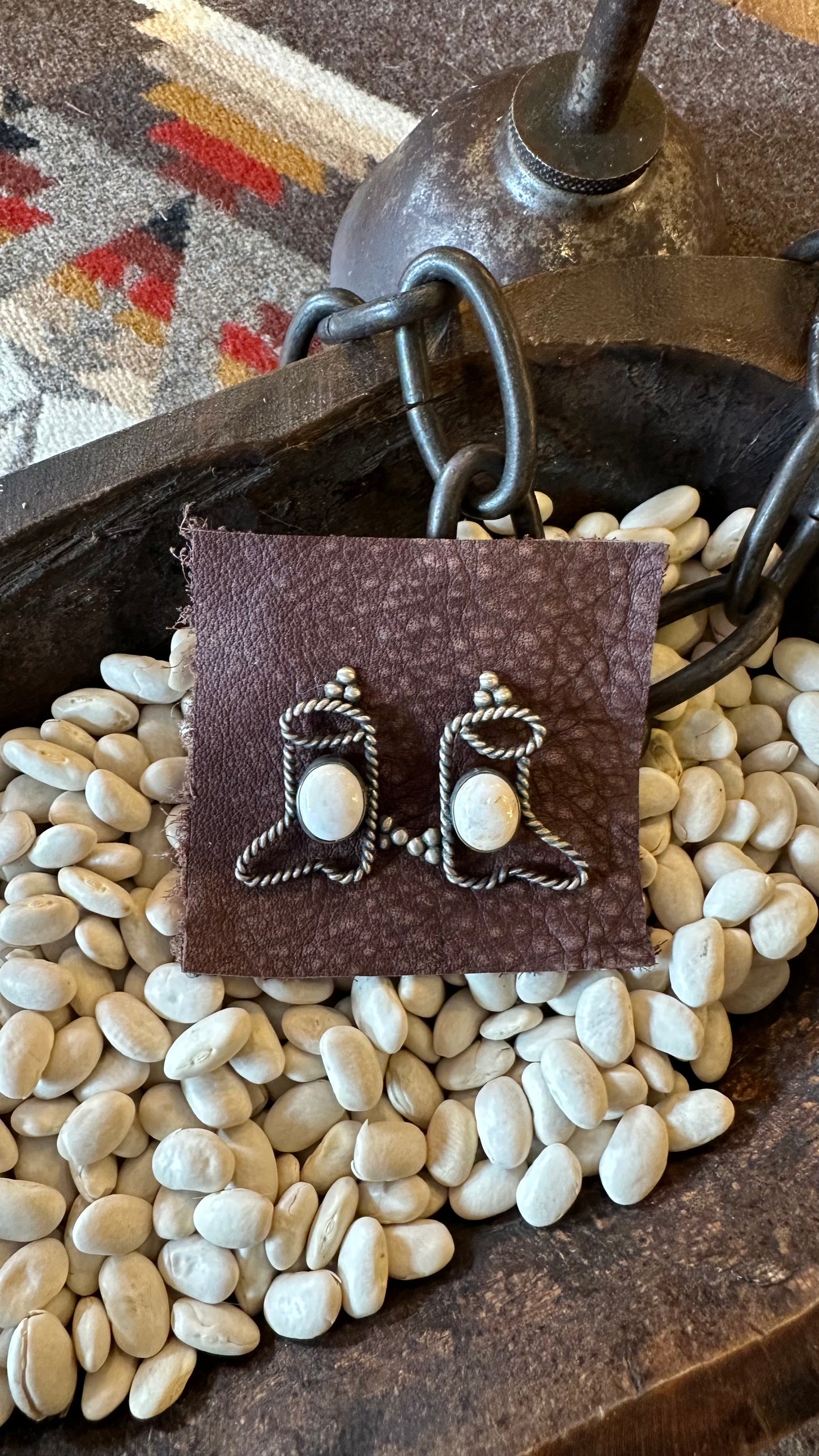 Sterling Silver Cowboy Boot Earrings