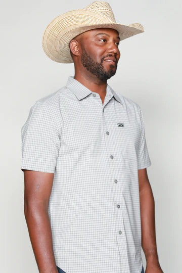 Kimes Spyglass Mini Check Button Up